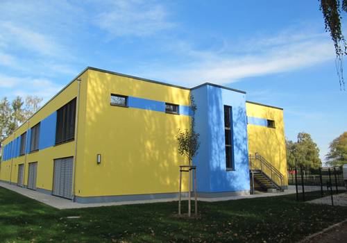 Das Gebäude der Grundschule Hedersleben wurde im Mai 2019 fertiggestellt und bezogen.