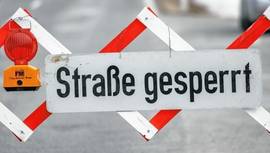 strasse gesperrt